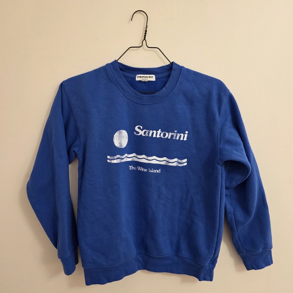 Santorini Blue Sweatshirt